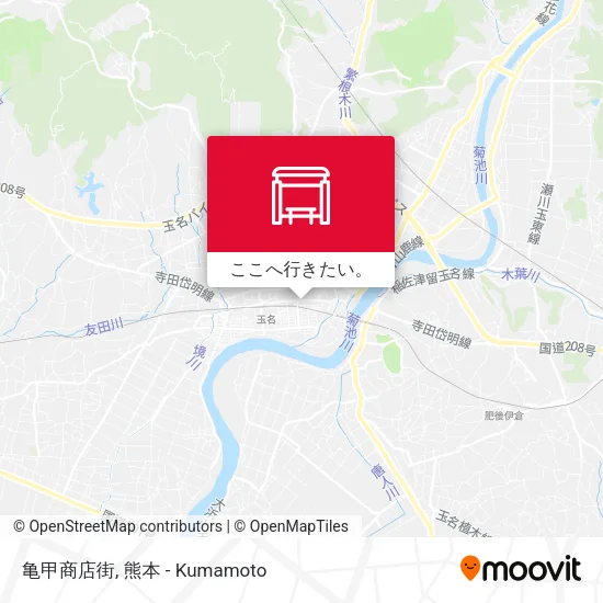亀甲商店街地図