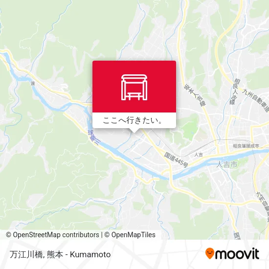 万江川橋地図