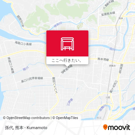 孫代地図