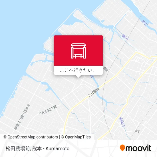 松田農場前地図