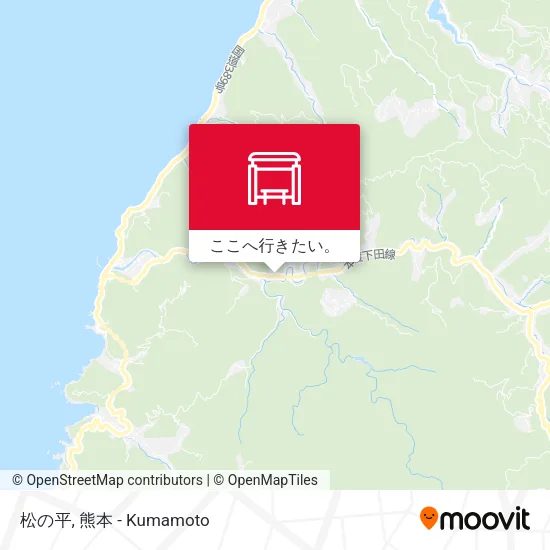 松の平地図