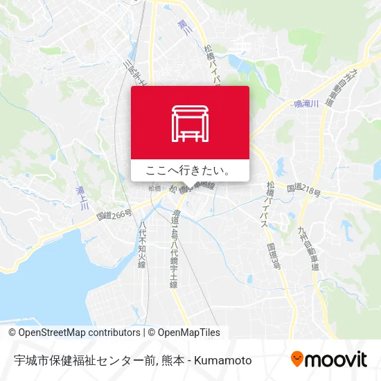 宇城市保健福祉センター前地図