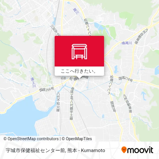 宇城市保健福祉センター前地図