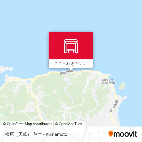 松原（天草）地図
