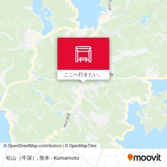 松山（牛深）地図