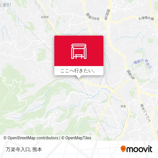 万楽寺入口地図
