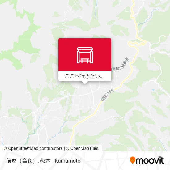 前原（高森）地図