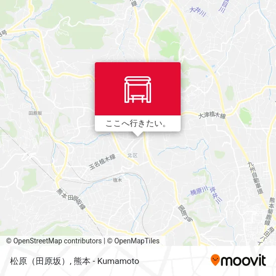松原（田原坂）地図