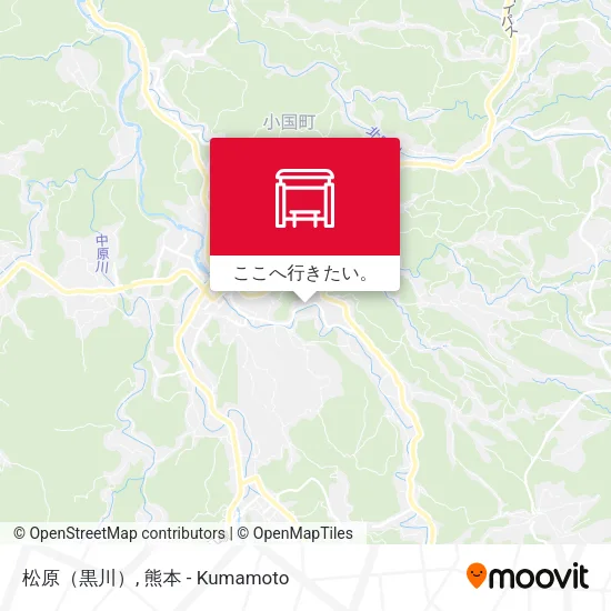 松原（黒川）地図