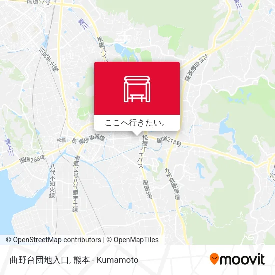 曲野台団地入口地図