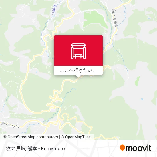 牧の戸峠地図