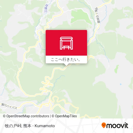 牧の戸峠地図