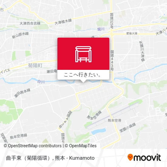 曲手東（菊陽循環）地図