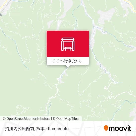 招川内公民館前地図