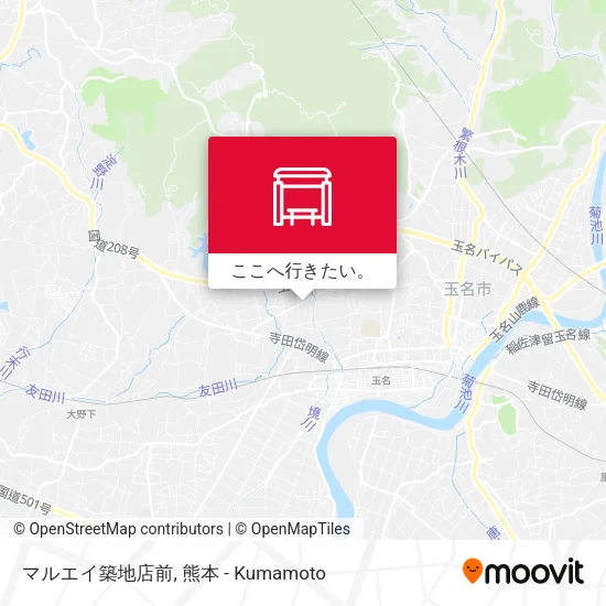 マルエイ築地店前地図