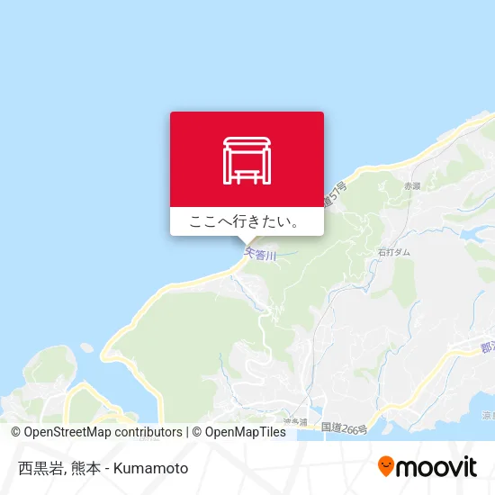 西黒岩地図