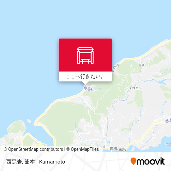 西黒岩地図