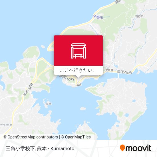 三角小学校下地図