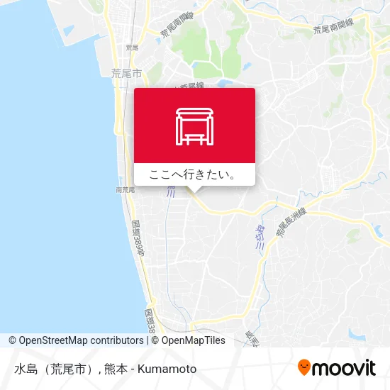 水島（荒尾市）地図