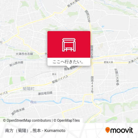 南方（菊陽）地図