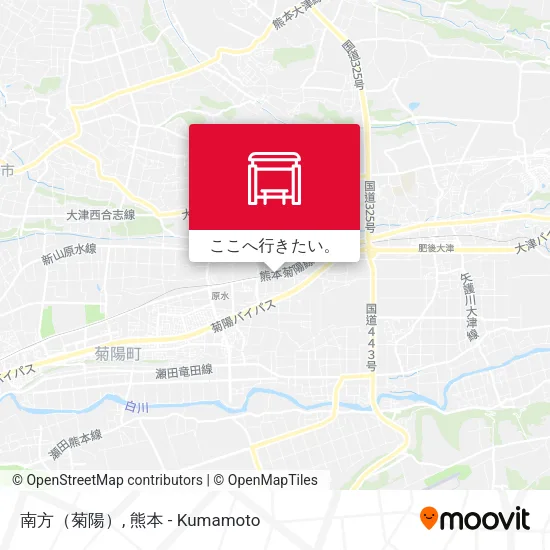 南方（菊陽）地図