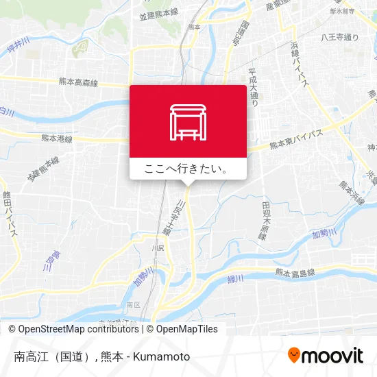 南高江（国道）地図
