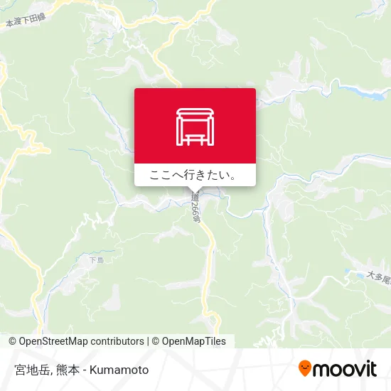 宮地岳地図