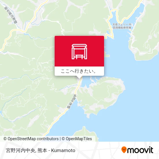 宮野河内中央地図