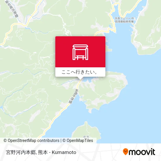 宮野河内本郷地図