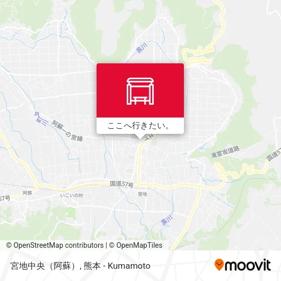 宮地中央（阿蘇）地図