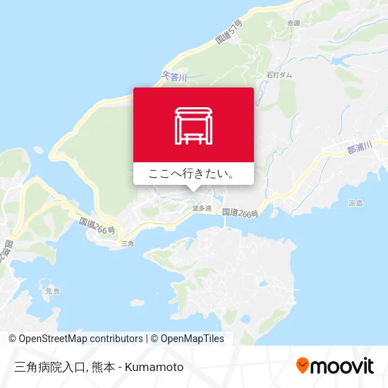 三角病院入口地図