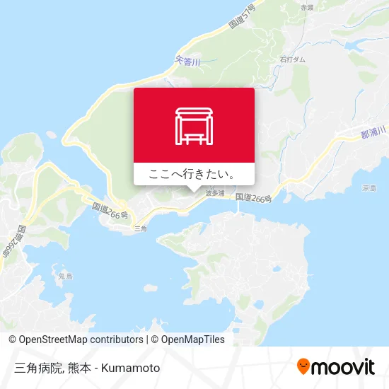 三角病院地図