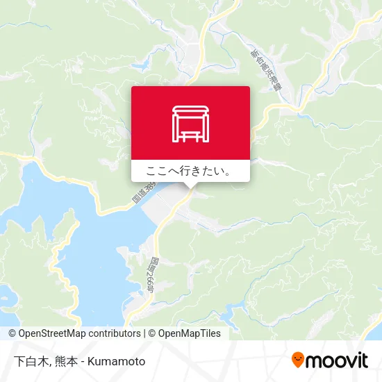 下白木地図