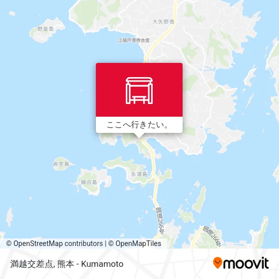 満越交差点地図