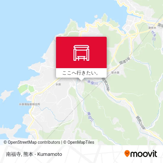 南福寺地図