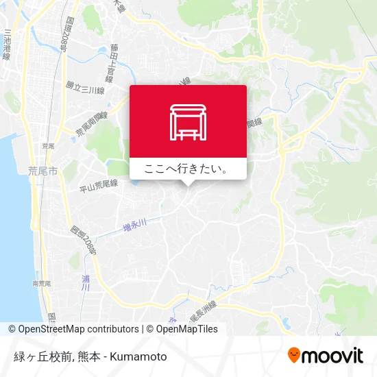 緑ヶ丘校前地図