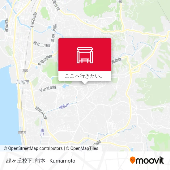 緑ヶ丘校下地図