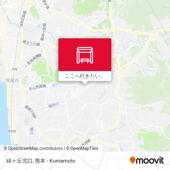 緑ヶ丘北口地図