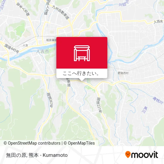 無田の原地図