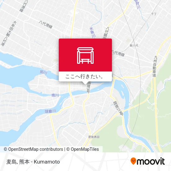 麦島地図