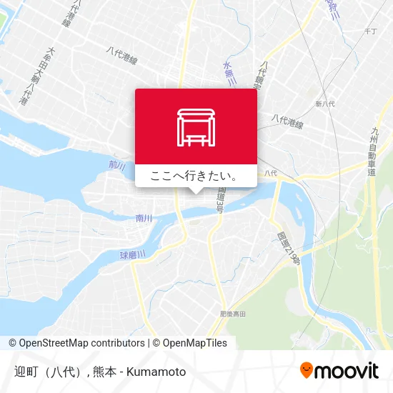 迎町（八代）地図