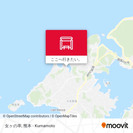 女ヶの串地図