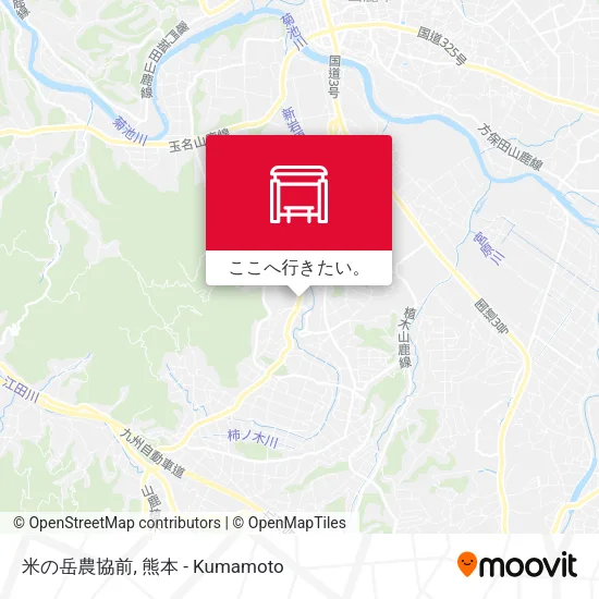 米の岳農協前地図