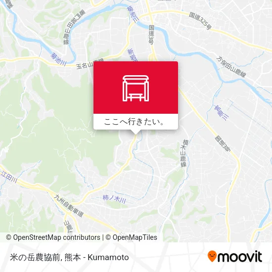 米の岳農協前地図