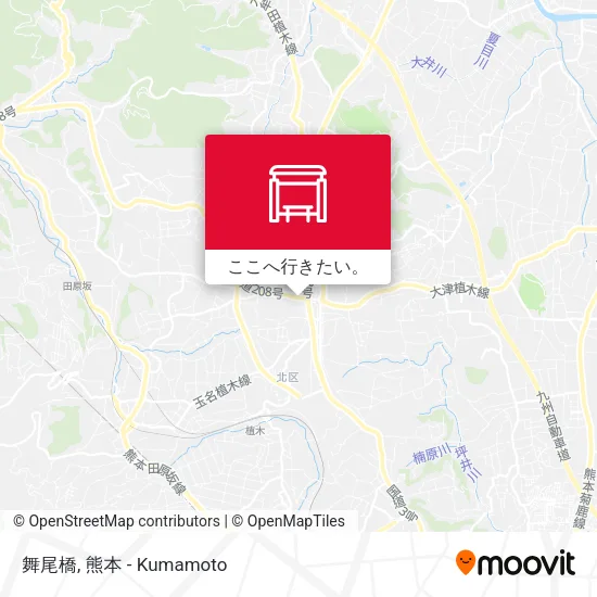 舞尾橋地図