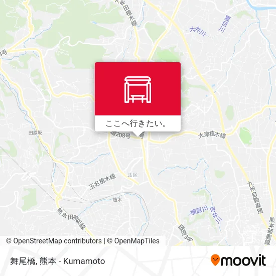 舞尾橋地図