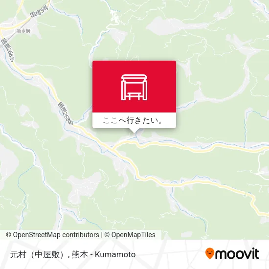 元村（中屋敷）地図
