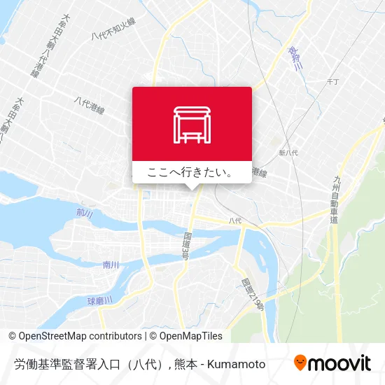 労働基準監督署入口（八代）地図