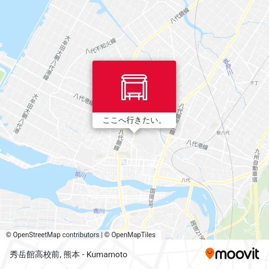 秀岳館高校前地図