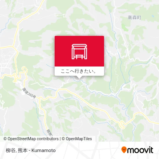 柳谷地図